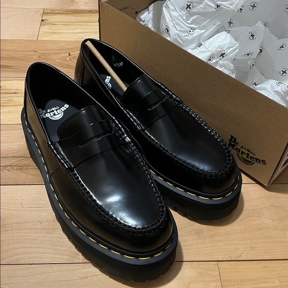 Dr. Martens Other - Dr. Martens Black Leather Loafers Penton II Quad
